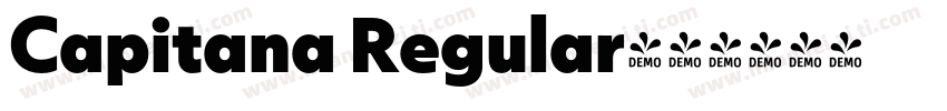 Capitana Regular字体转换